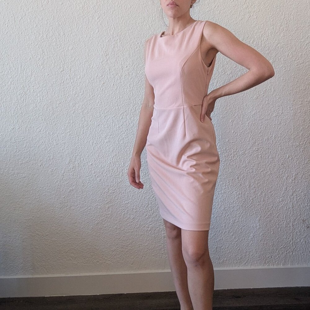 Betsey Johnson Blush Pink Pencil Dress size 2